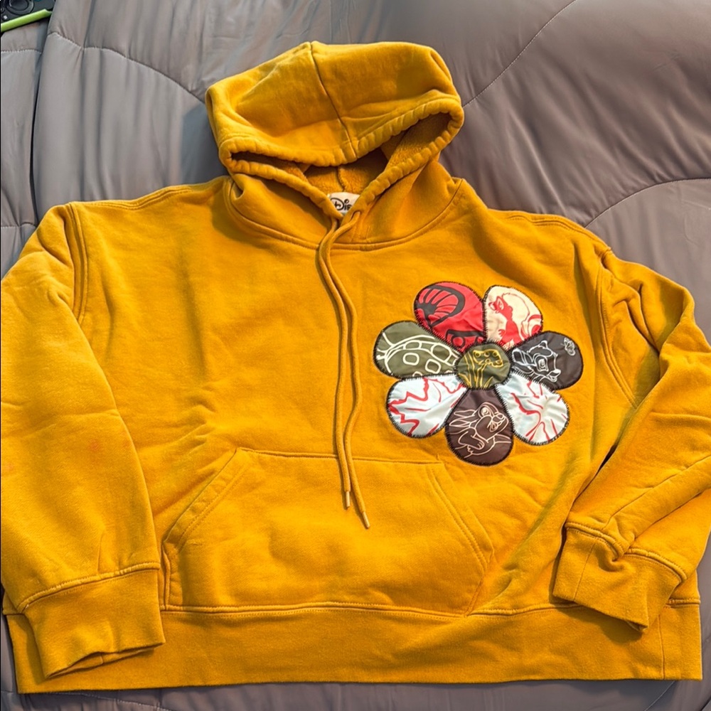 Disney Bambi Yellow Cropped Sweatshirt